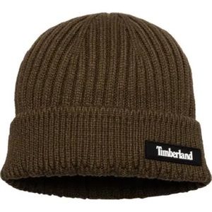 NWT Timberland Cuffed Knit Beanie in Army Green